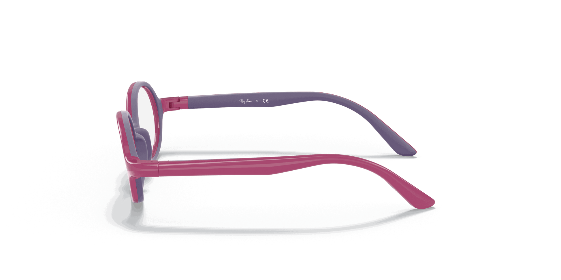 [Clear Lenses, Polished Fuchsia Frame]
