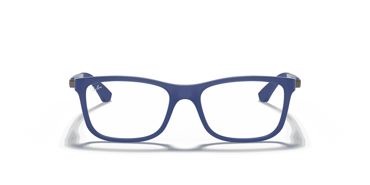 [Clear Lenses, Matte Blue Frame]