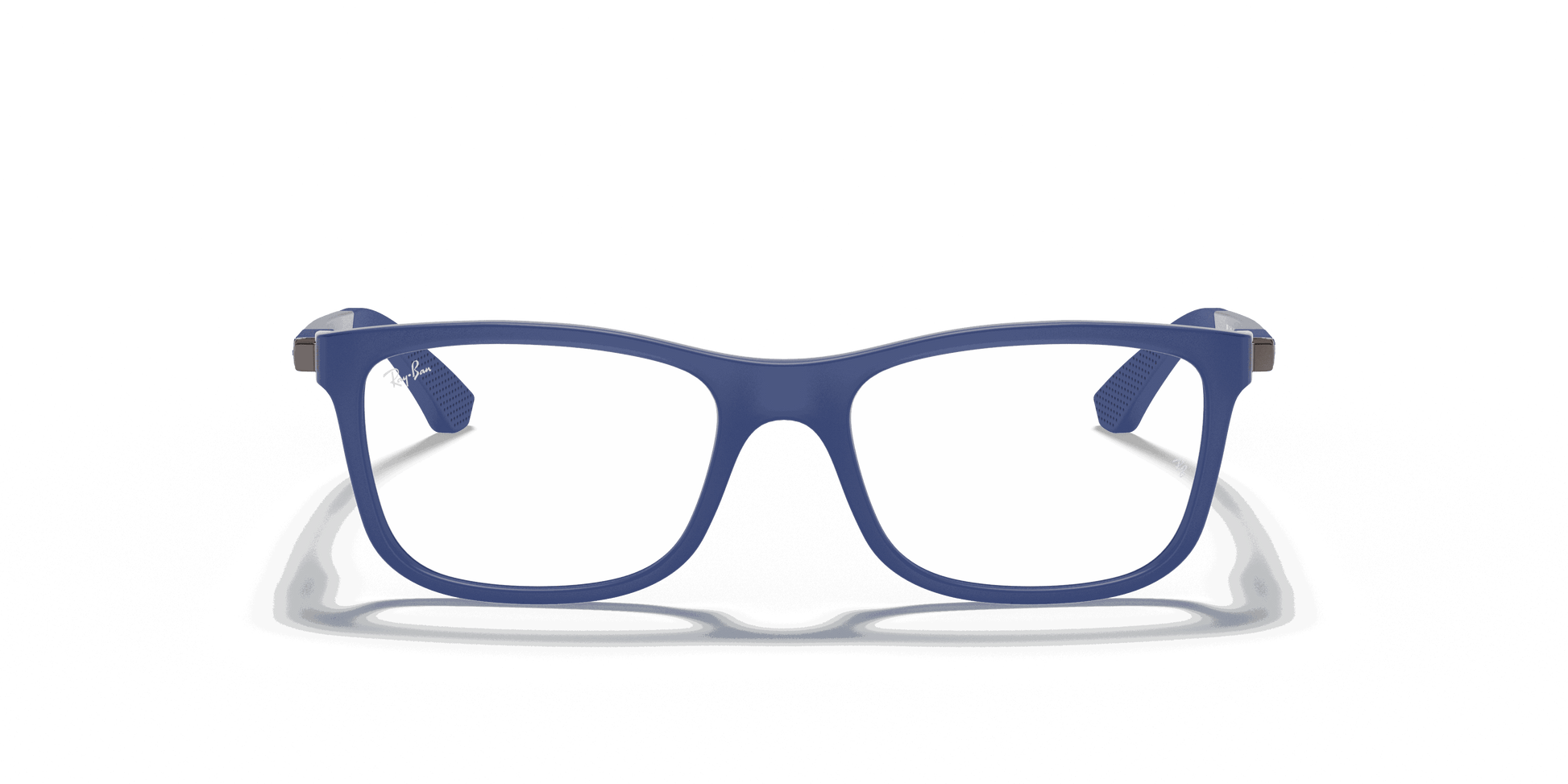 [Clear Lenses, Matte Blue Frame]