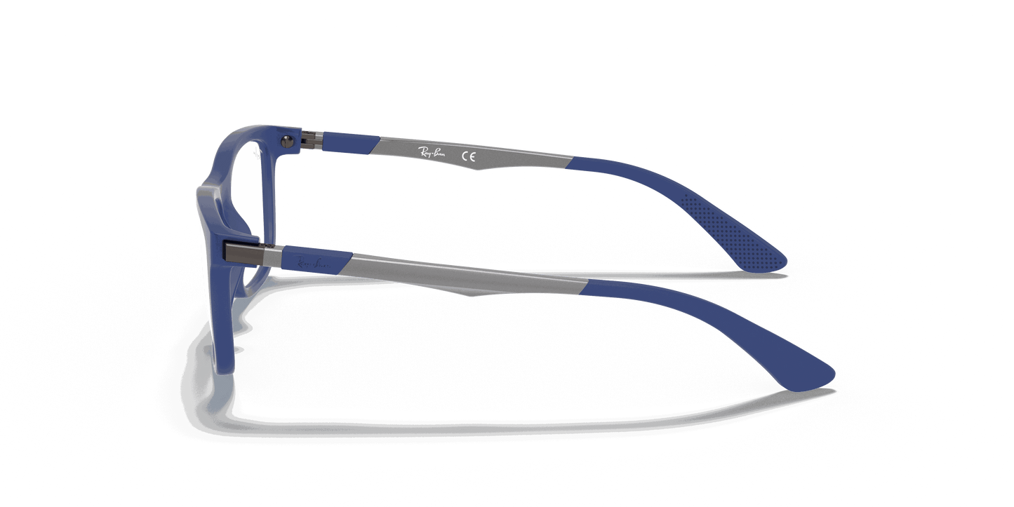 [Clear Lenses, Matte Blue Frame]