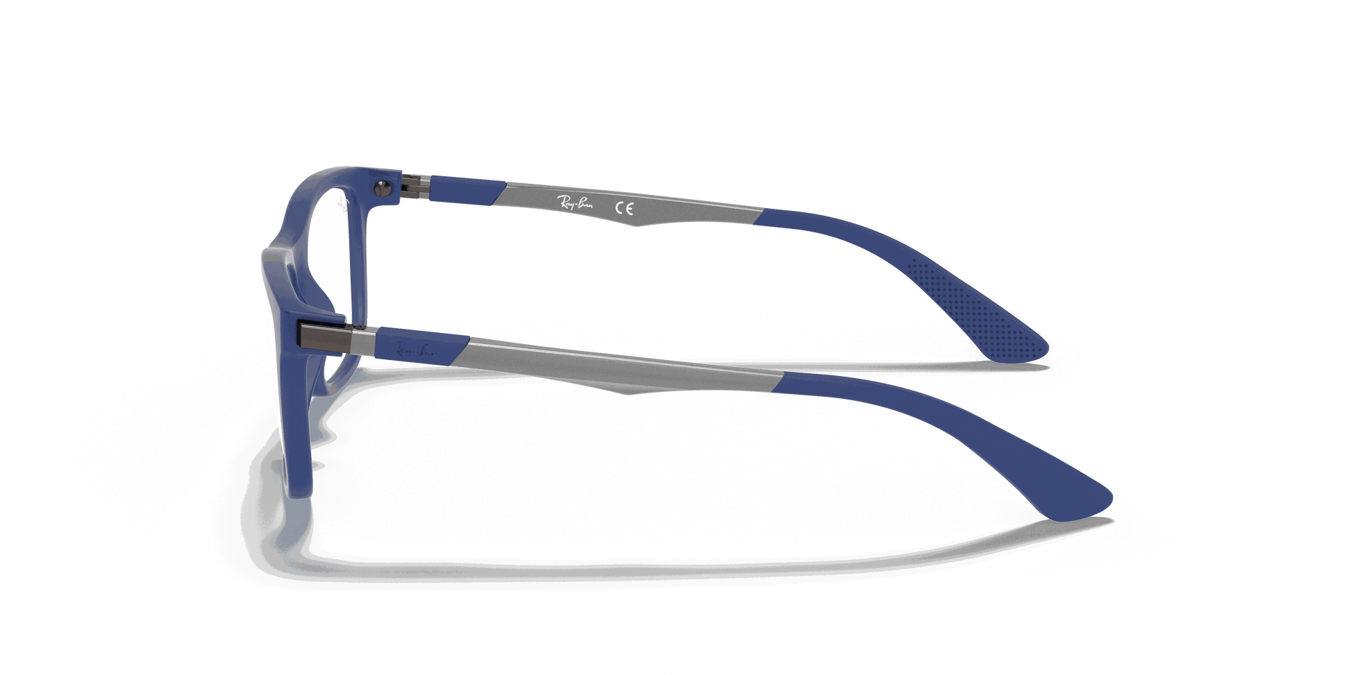 [Clear Lenses, Matte Blue Frame]