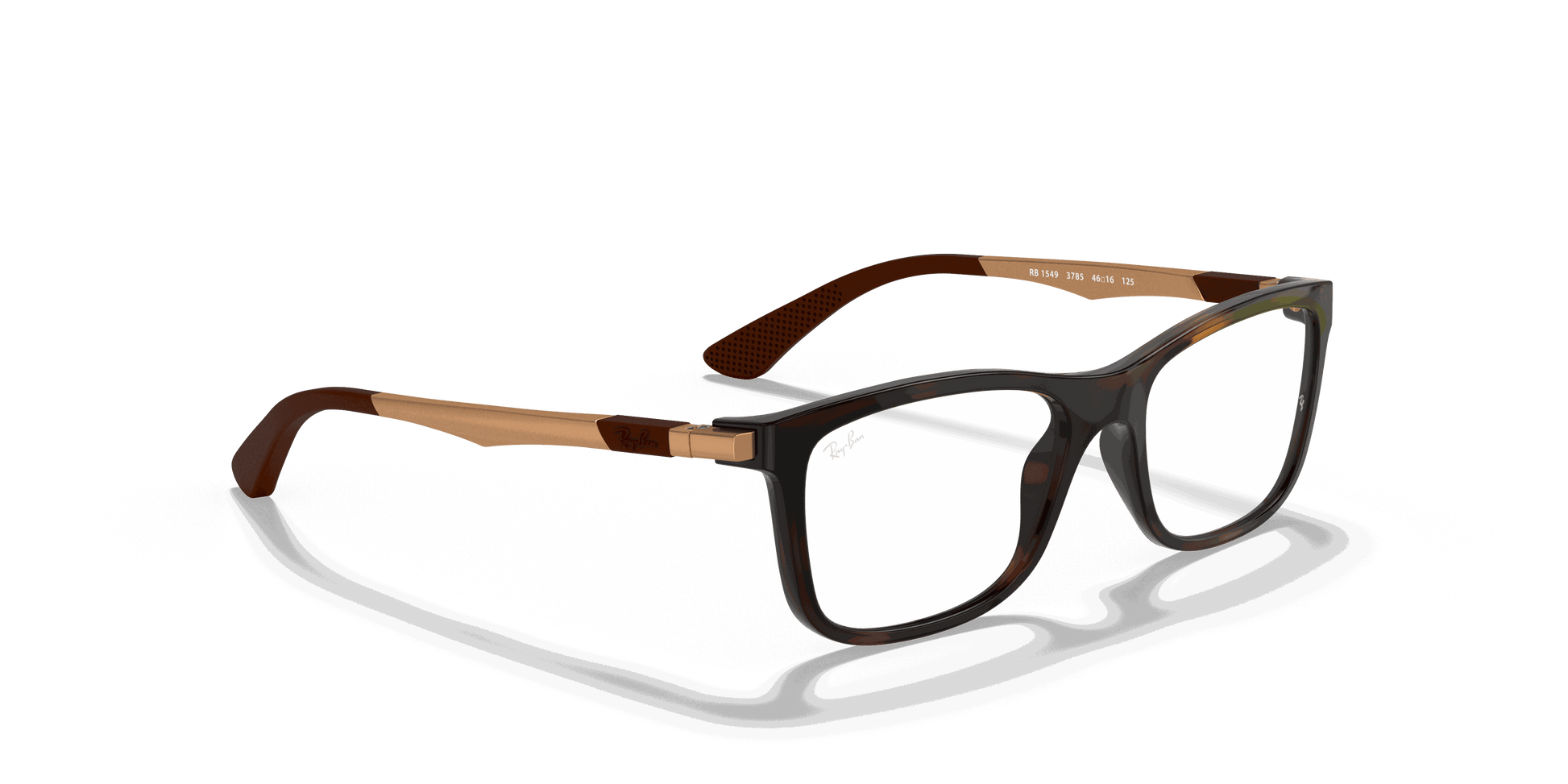 [Clear Lenses, Polished Havana Frame]