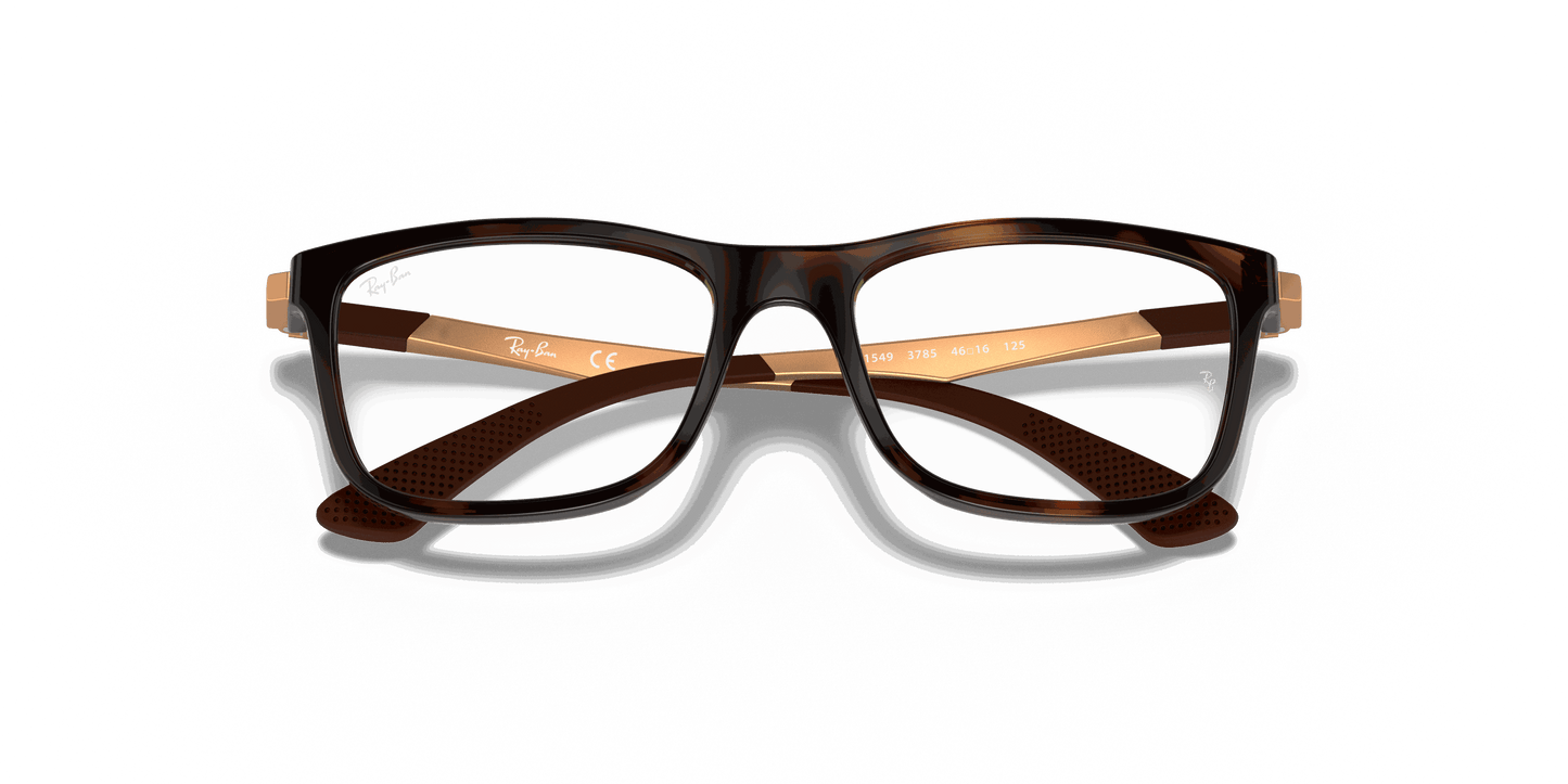 [Clear Lenses, Polished Havana Frame]