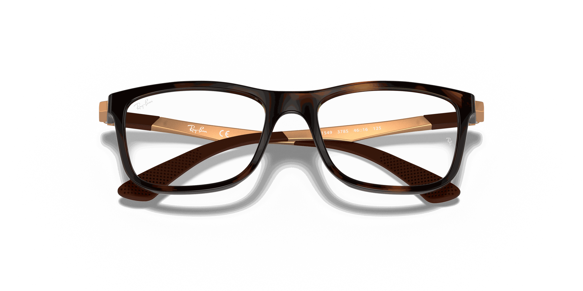 [Clear Lenses, Polished Havana Frame]