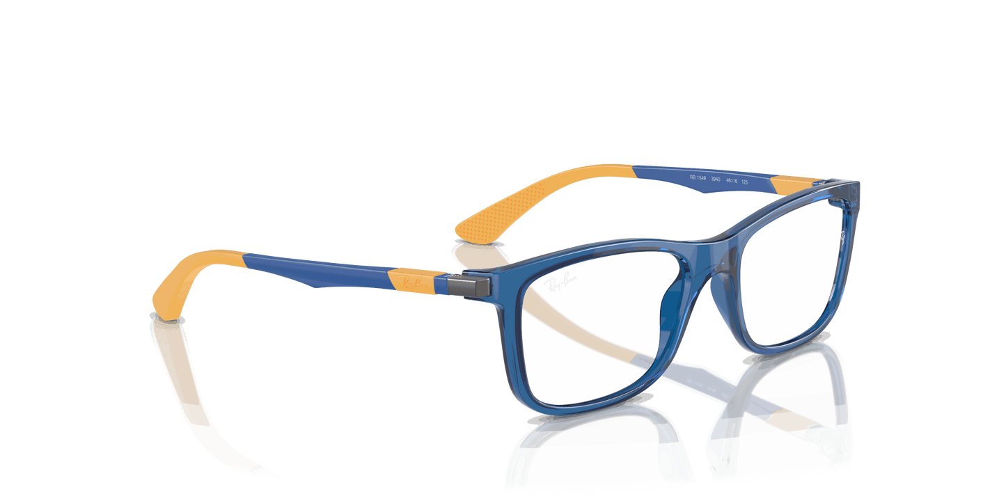 [Clear Lenses, Polished Transparent Blue Frame]