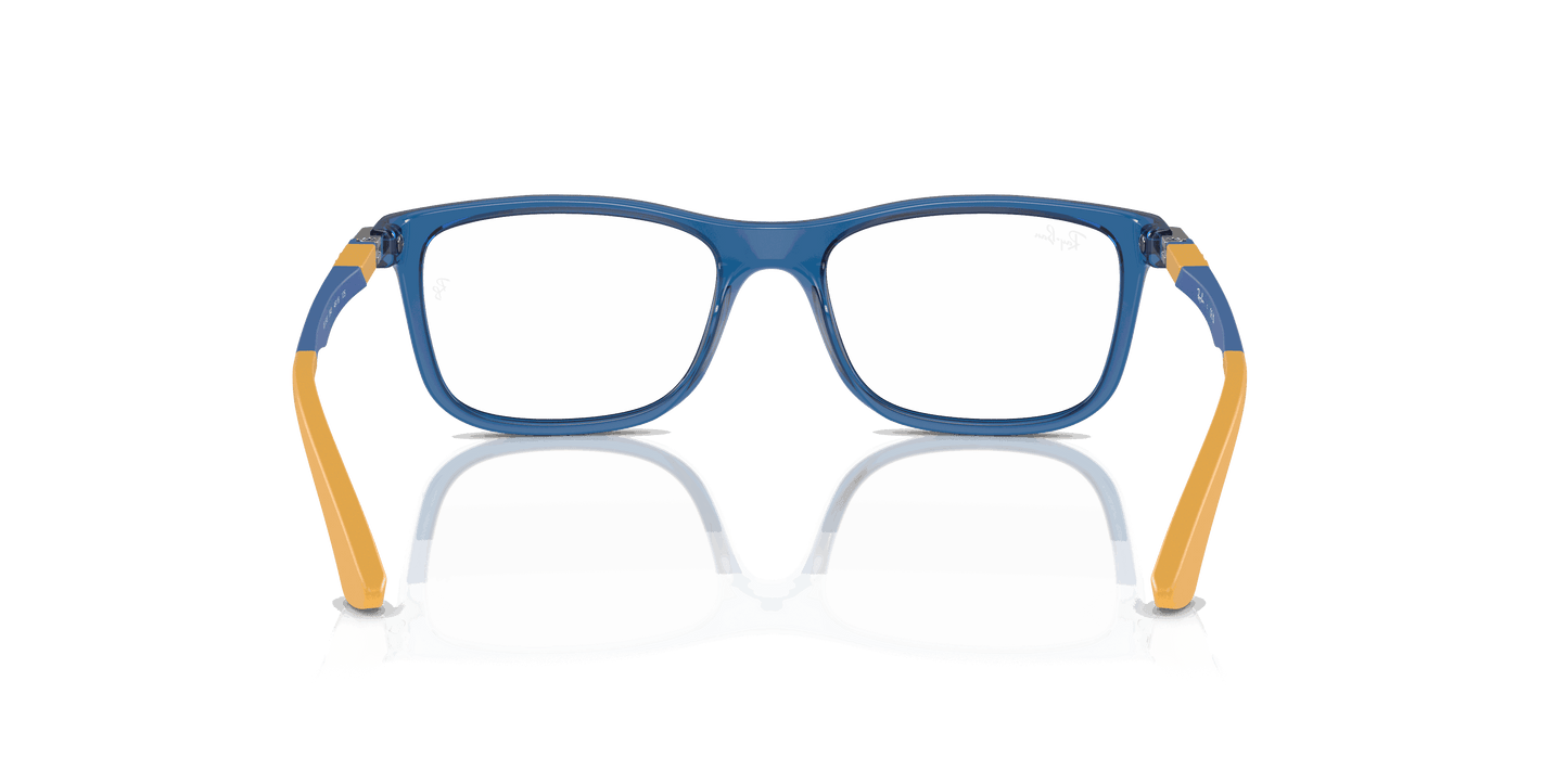 [Clear Lenses, Polished Transparent Blue Frame]