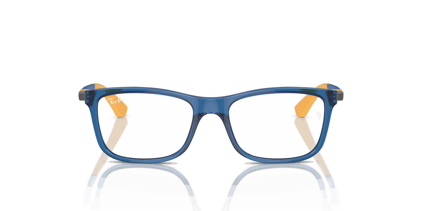 [Clear Lenses, Polished Transparent Blue Frame]