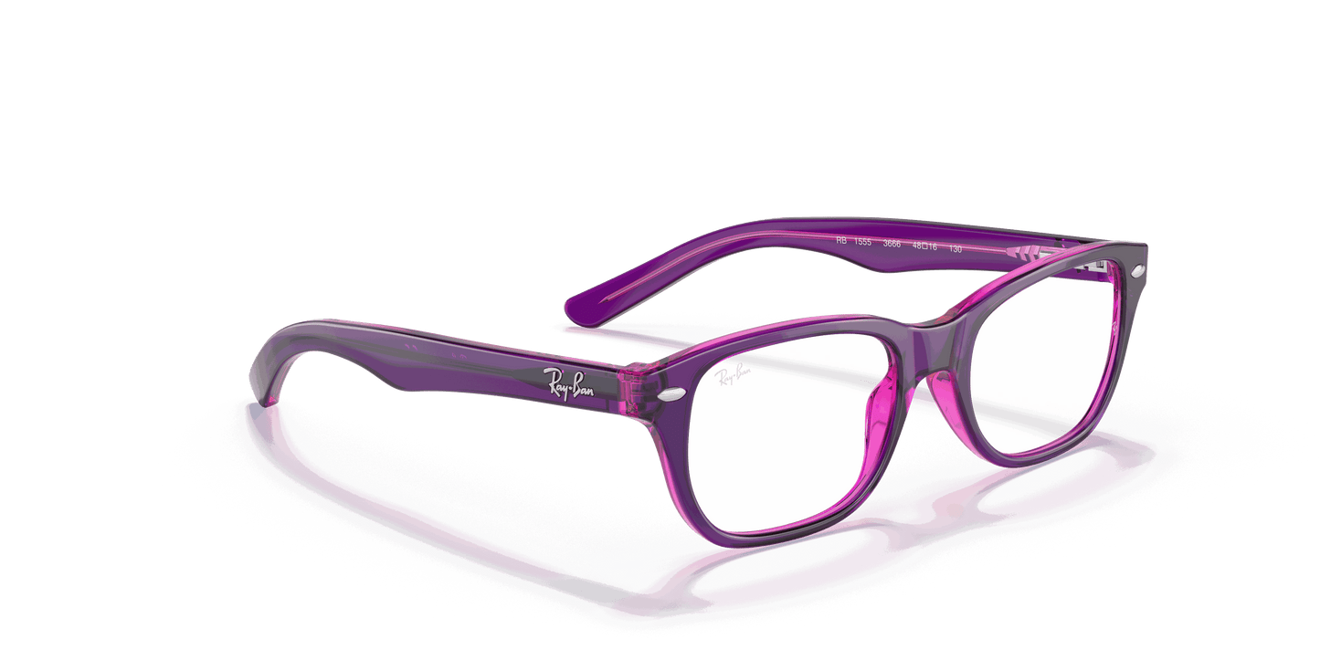 [Clear Lenses, Polished Violet On Fuxia Fluo Frame]
