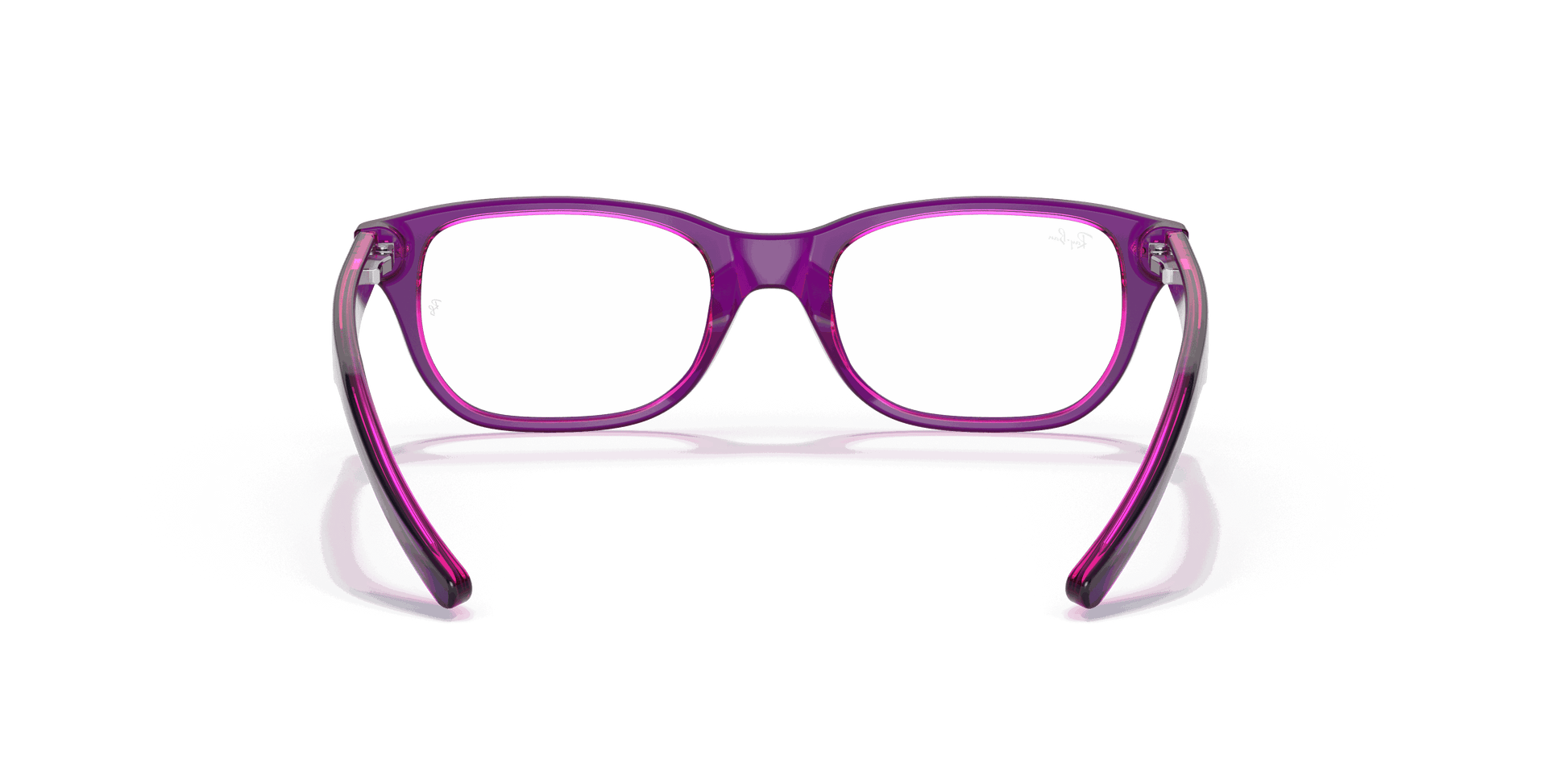 [Clear Lenses, Polished Violet On Fuxia Fluo Frame]