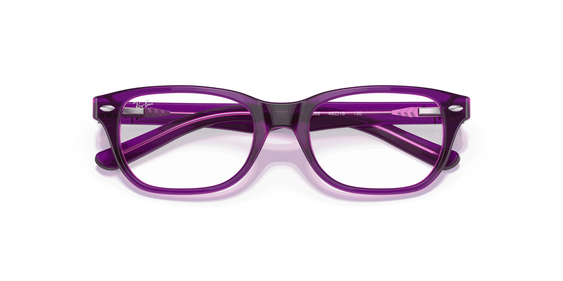 [Clear Lenses, Polished Violet On Fuxia Fluo Frame]