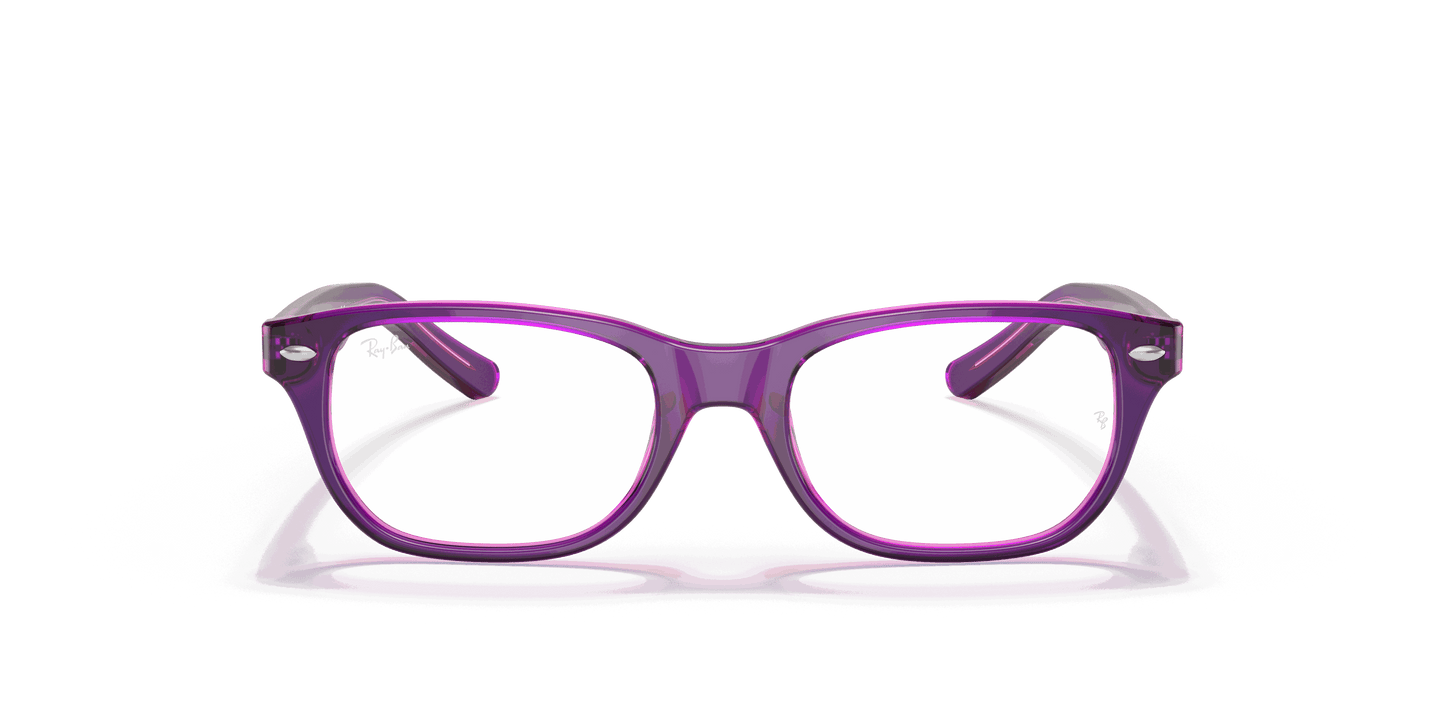 [Clear Lenses, Polished Violet On Fuxia Fluo Frame]