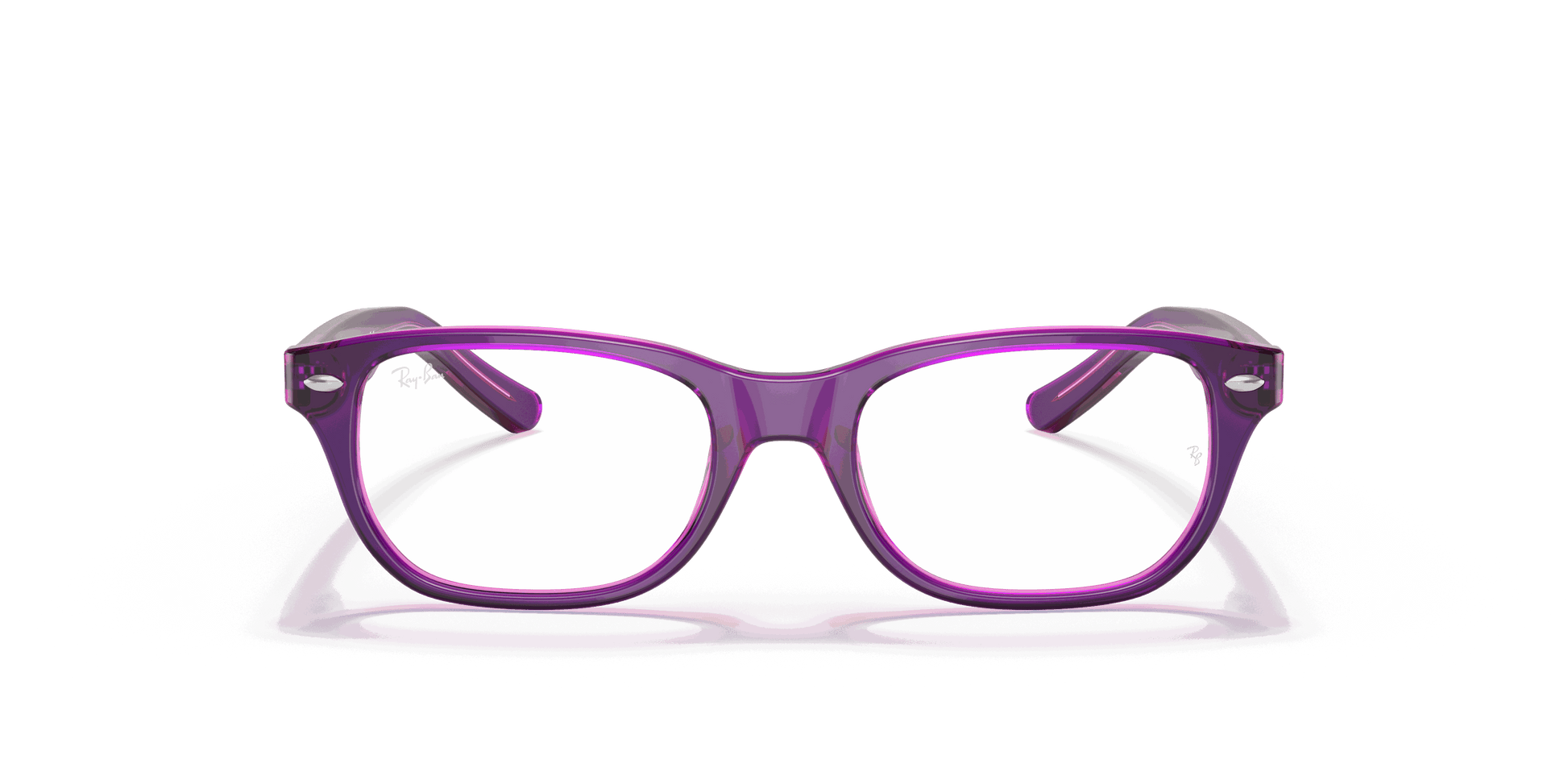 [Clear Lenses, Polished Violet On Fuxia Fluo Frame]
