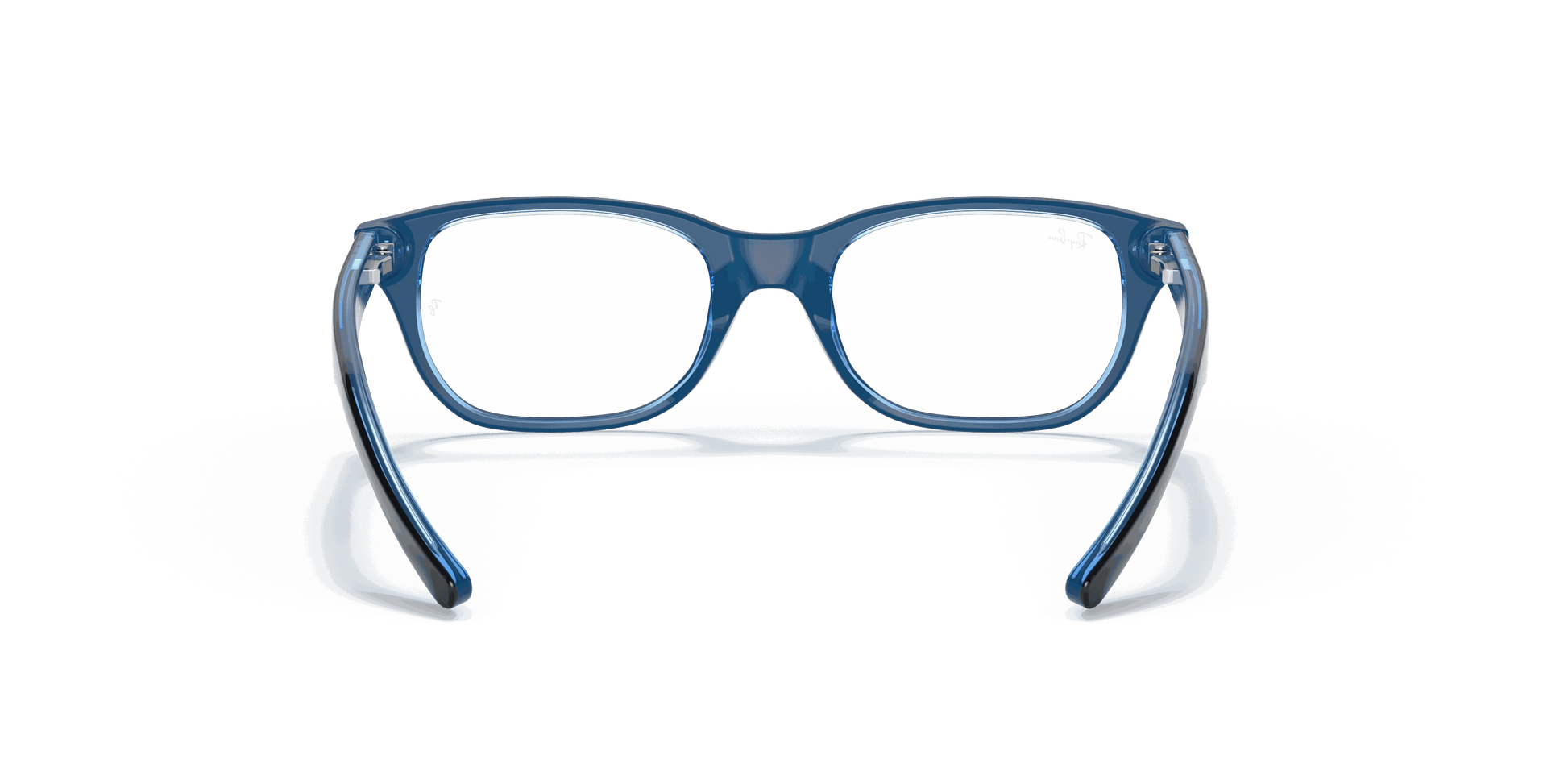 [Clear Lenses, Polished Blue Frame]
