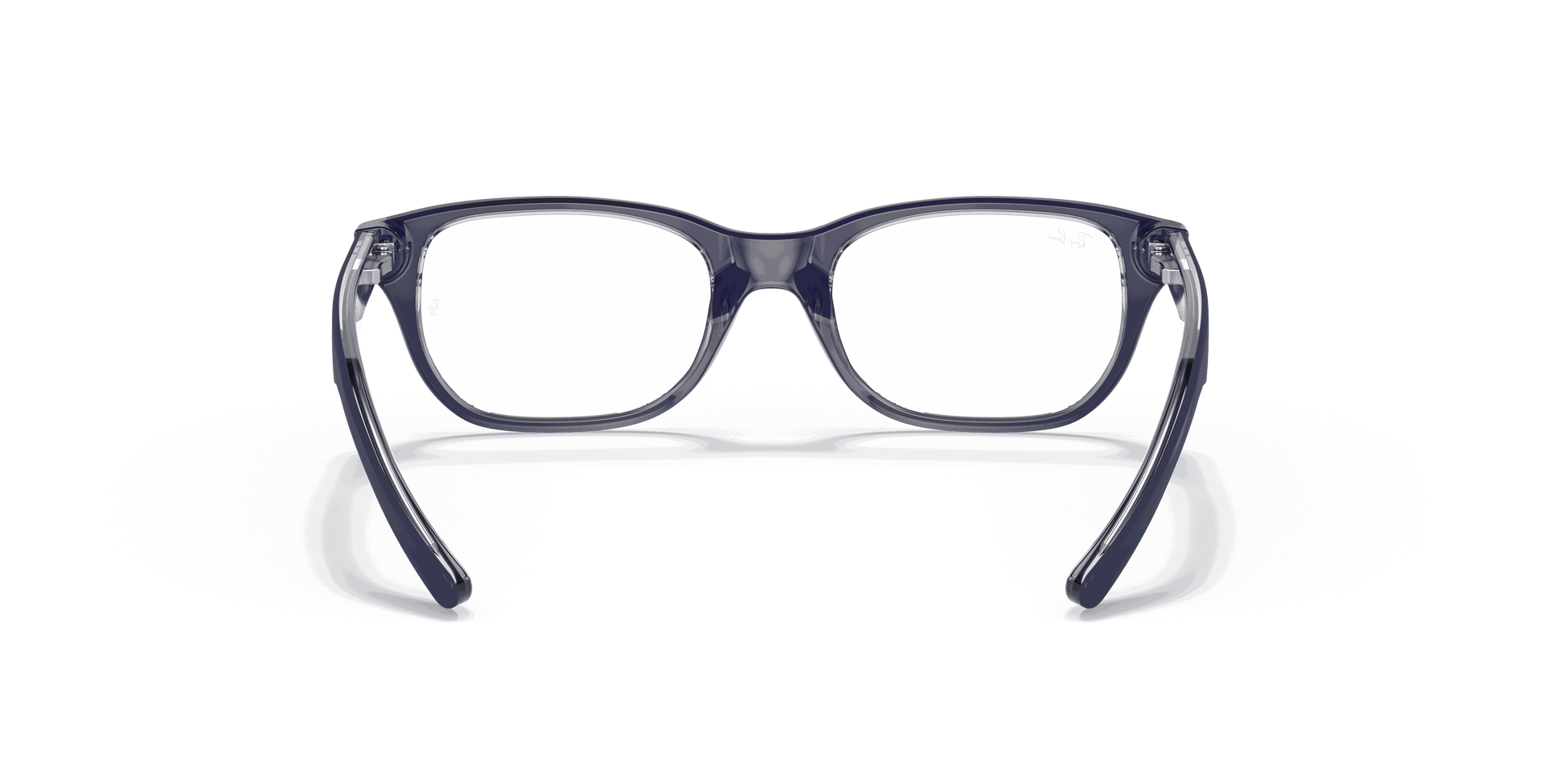 [Clear Lenses, Polished Blue On Transparent Frame]