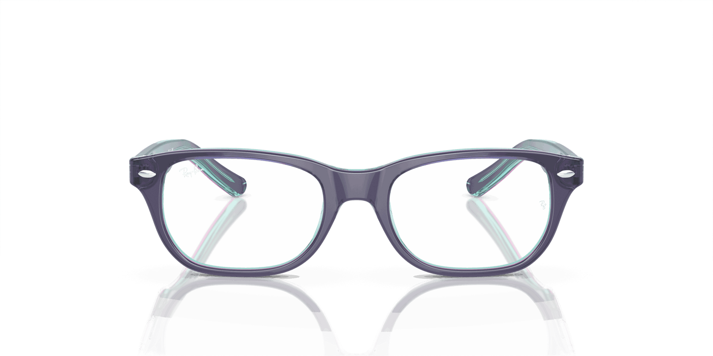 [Demo Lens Lenses, Polished Top Blue & Violet & Light Blue Frame]