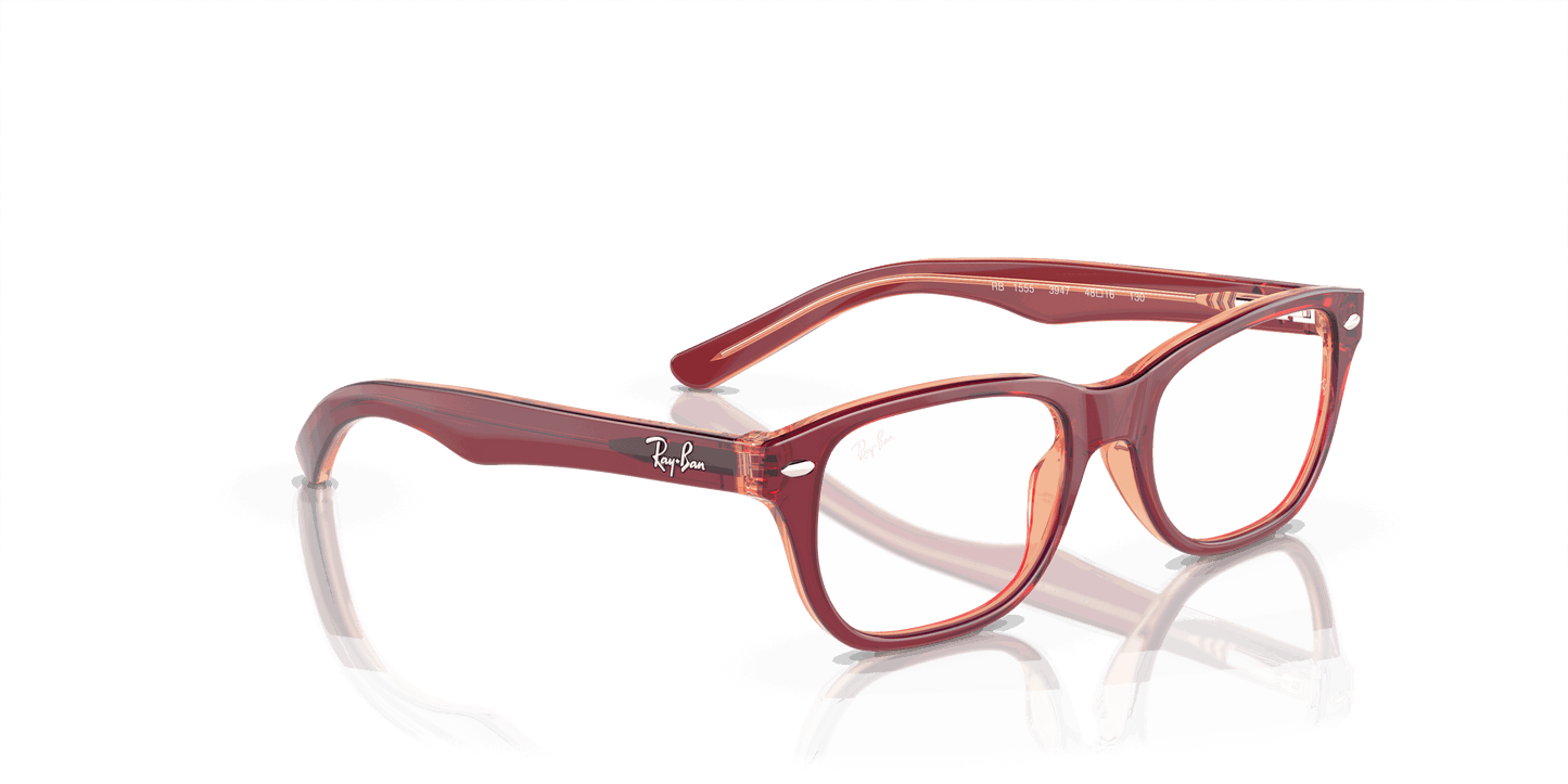 [Demo Lens Lenses, Polished Top Red & Violet & Orange Frame]