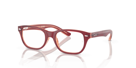 [Demo Lens Lenses, Polished Top Red & Violet & Orange Frame]