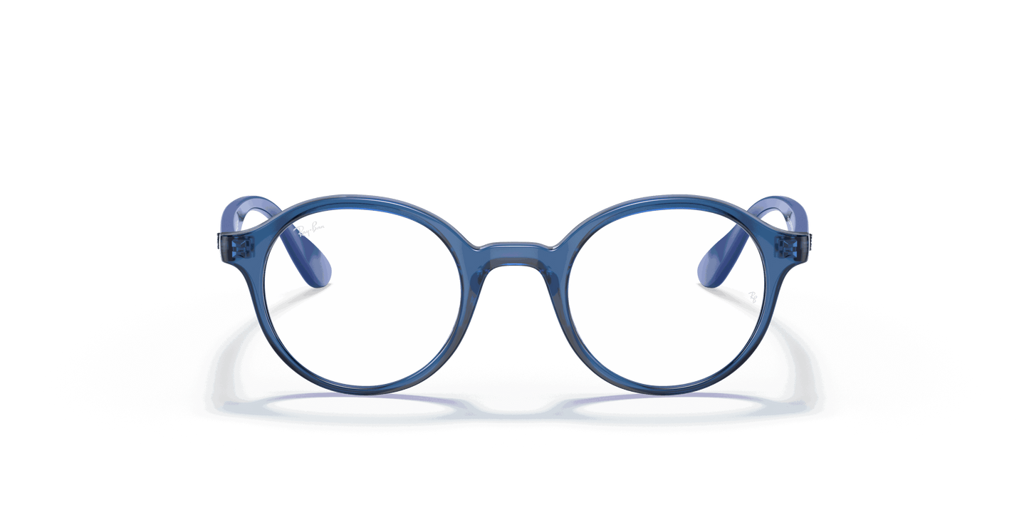 [Clear Lenses, Polished Transparent Blue Frame]