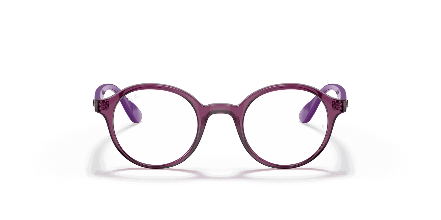 [Clear Lenses, Polished Transparent Fuxia Frame]