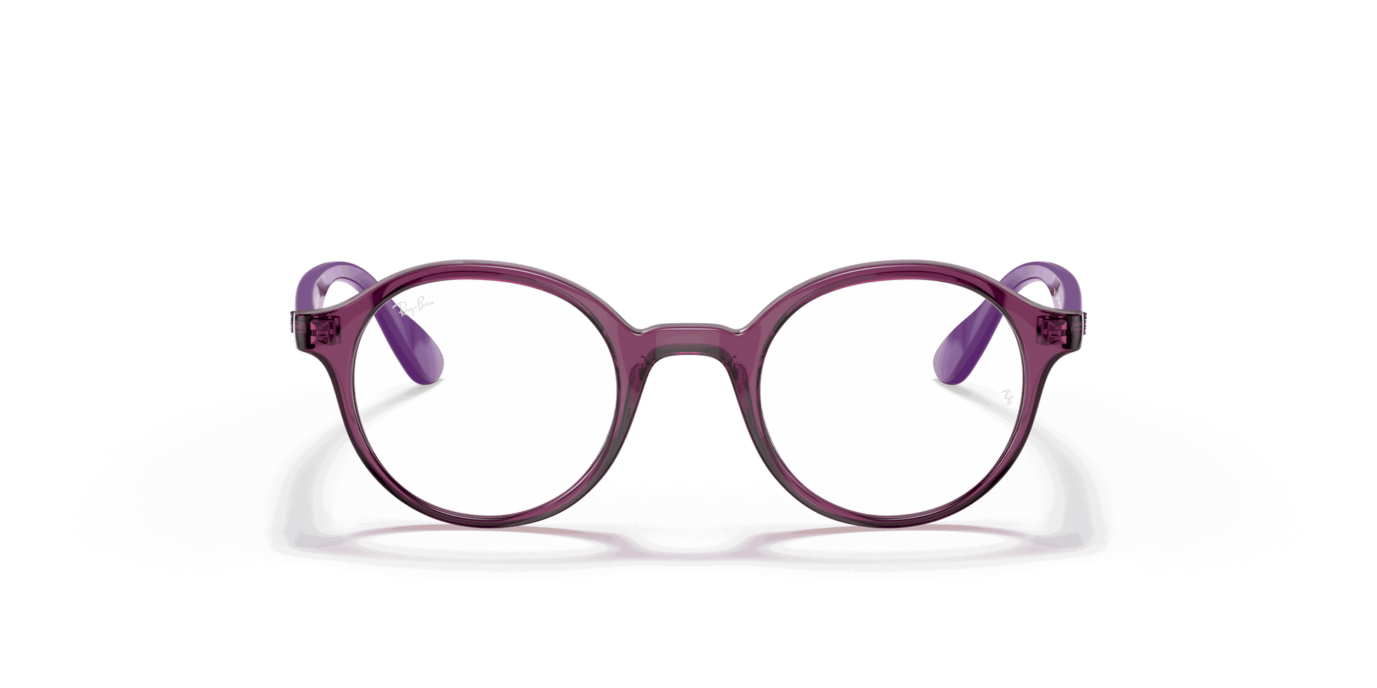 [Clear Lenses, Polished Transparent Fuxia Frame]