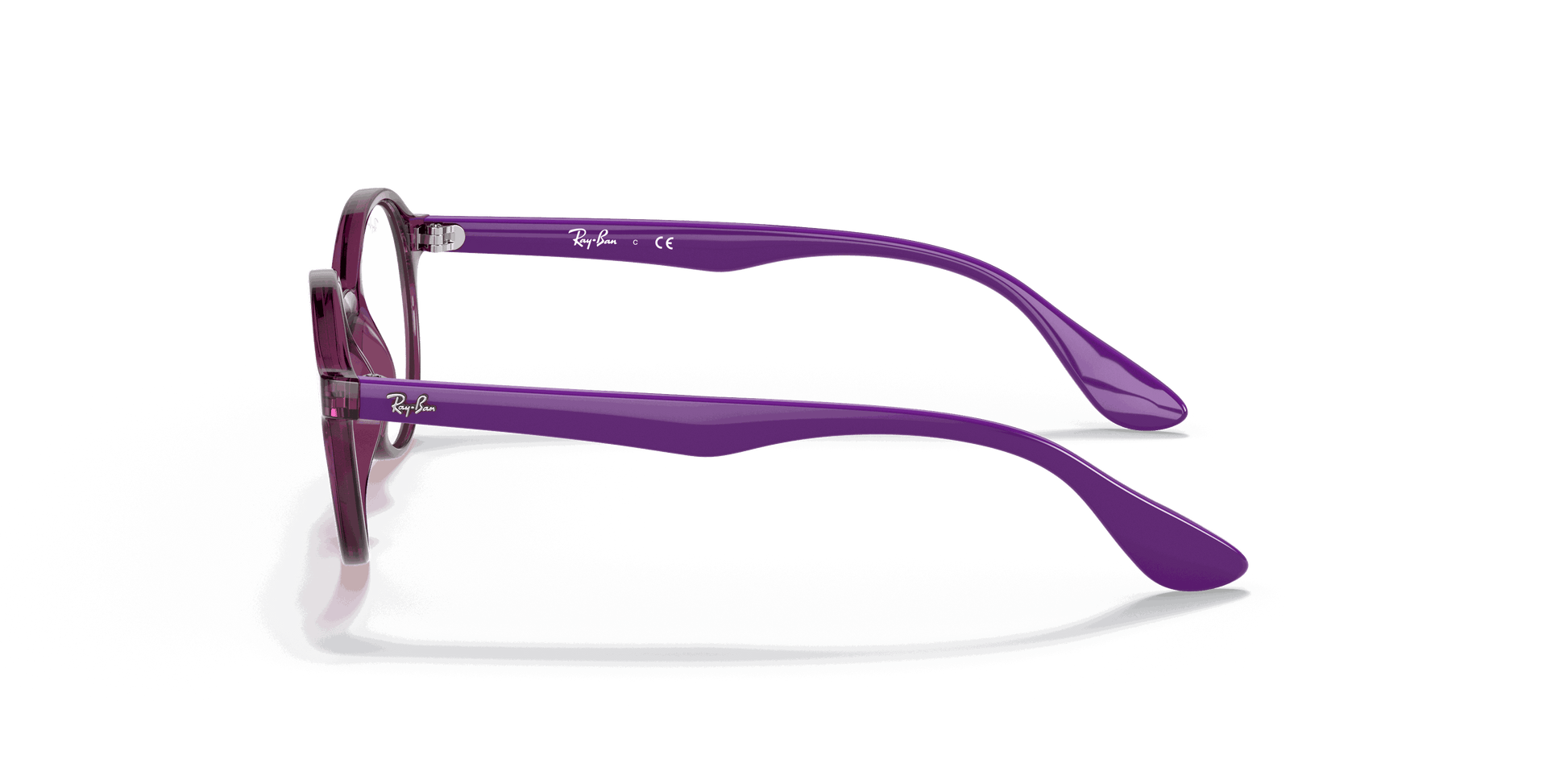 [Clear Lenses, Polished Transparent Fuxia Frame]