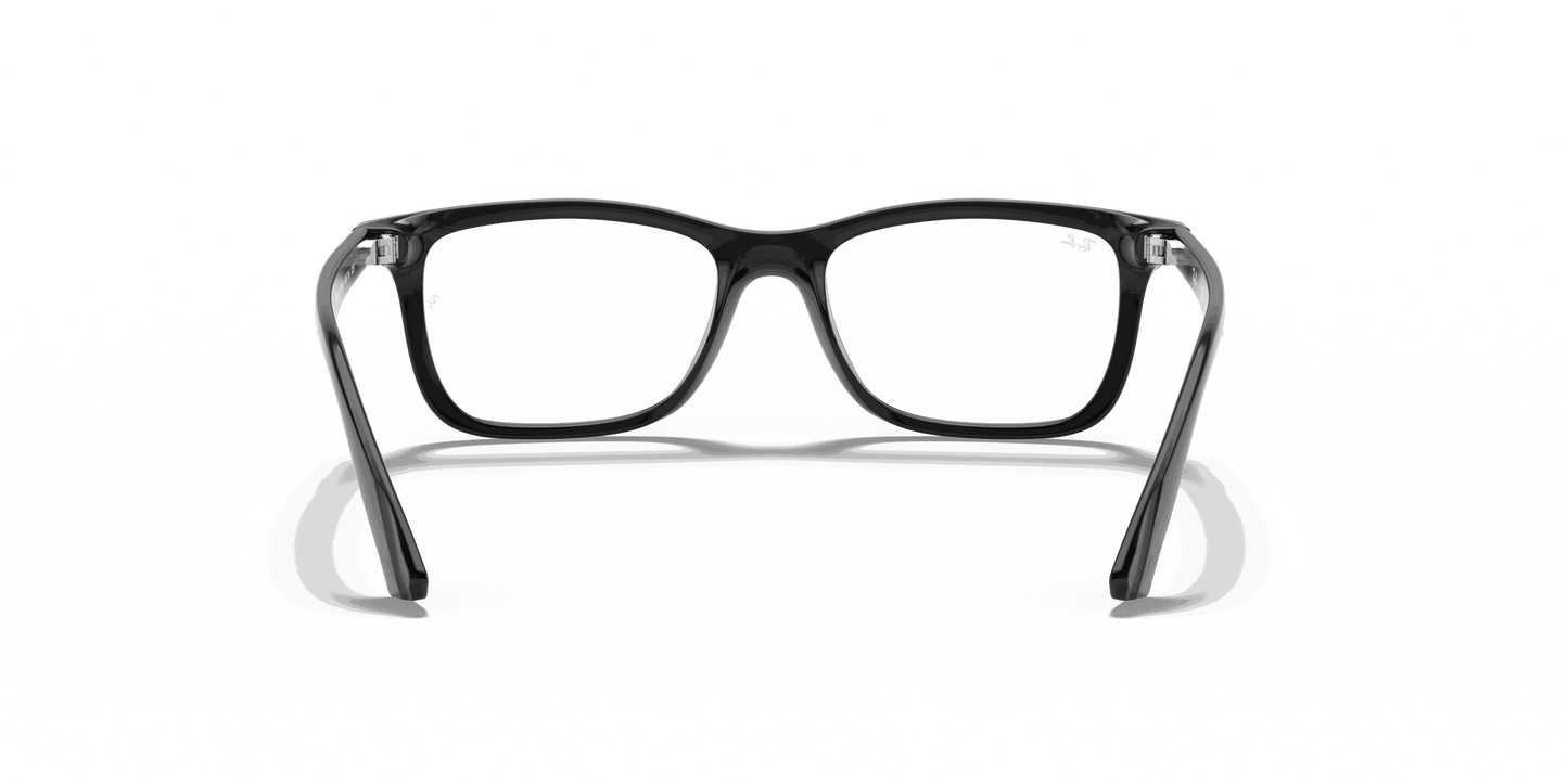 [Clear Lenses, Polished Black Frame]
