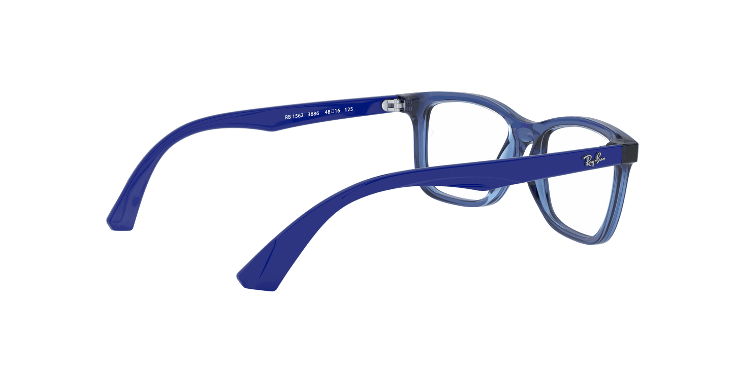 [Clear Lenses, Polished Transparent Blue Frame]