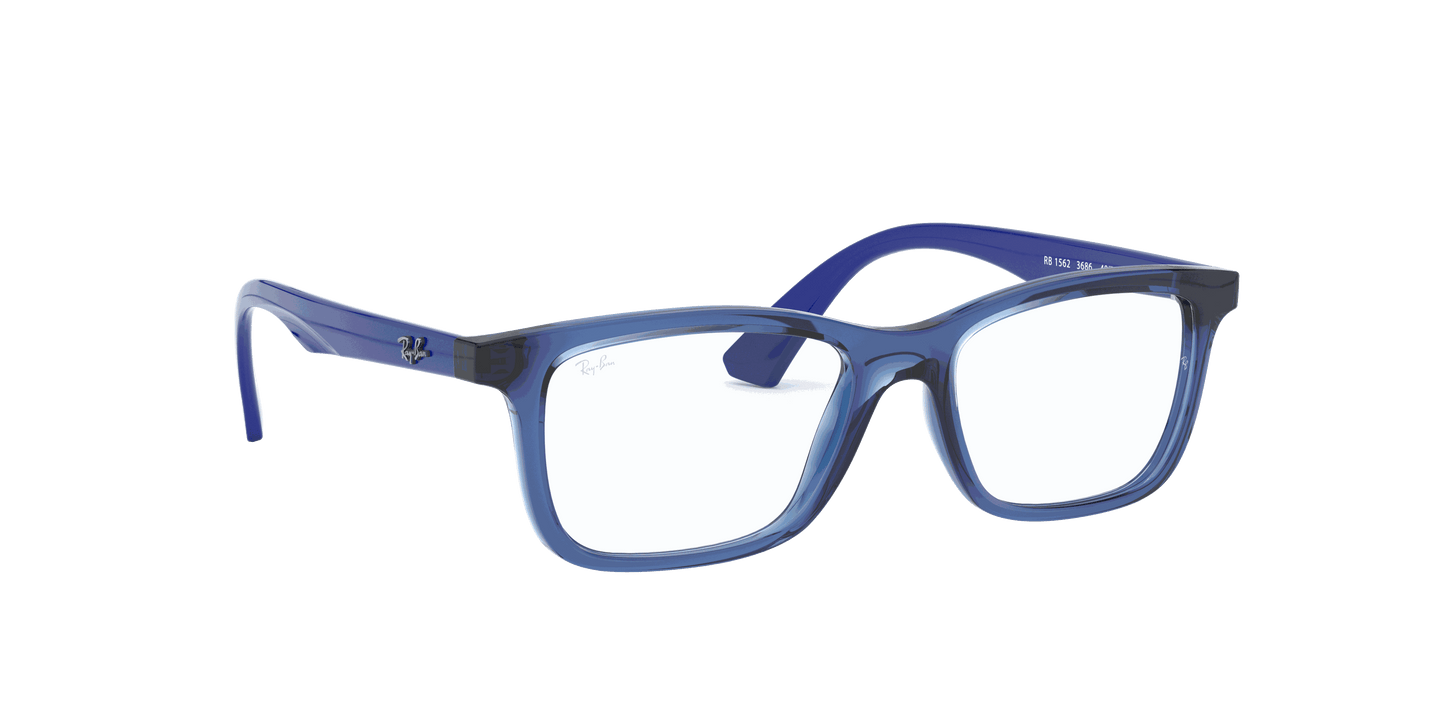 [Clear Lenses, Polished Transparent Blue Frame]