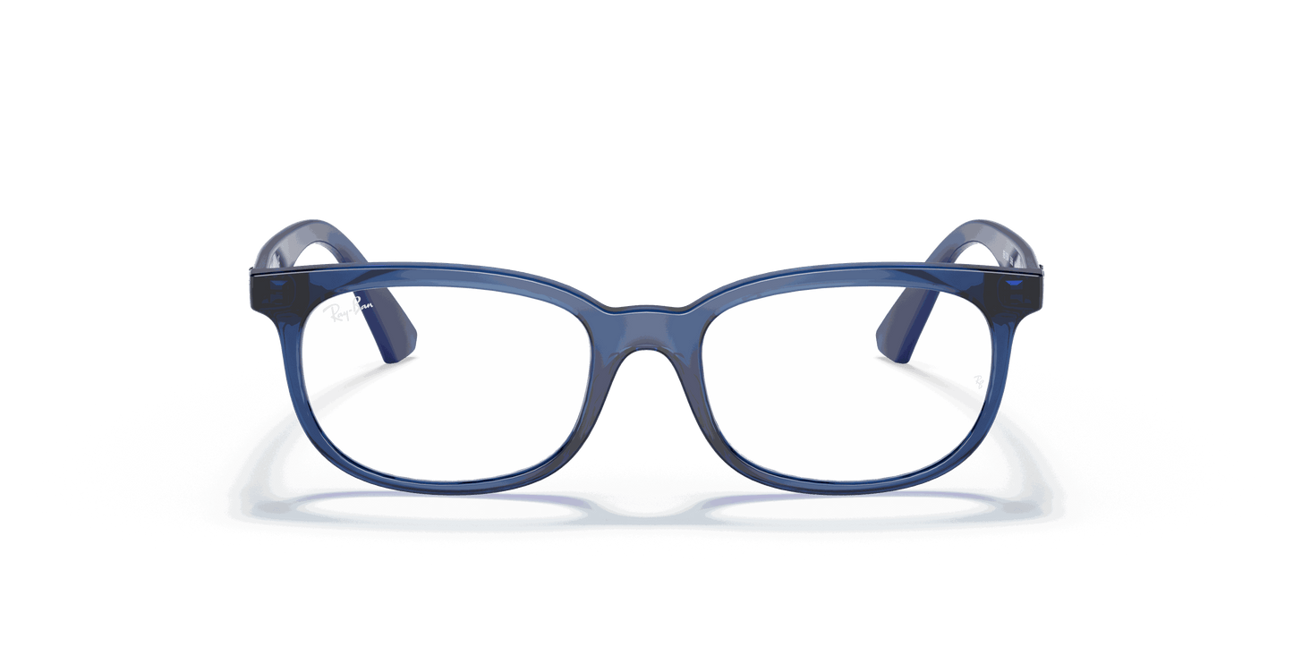 [Clear Lenses, Polished Transparent Blue Frame]