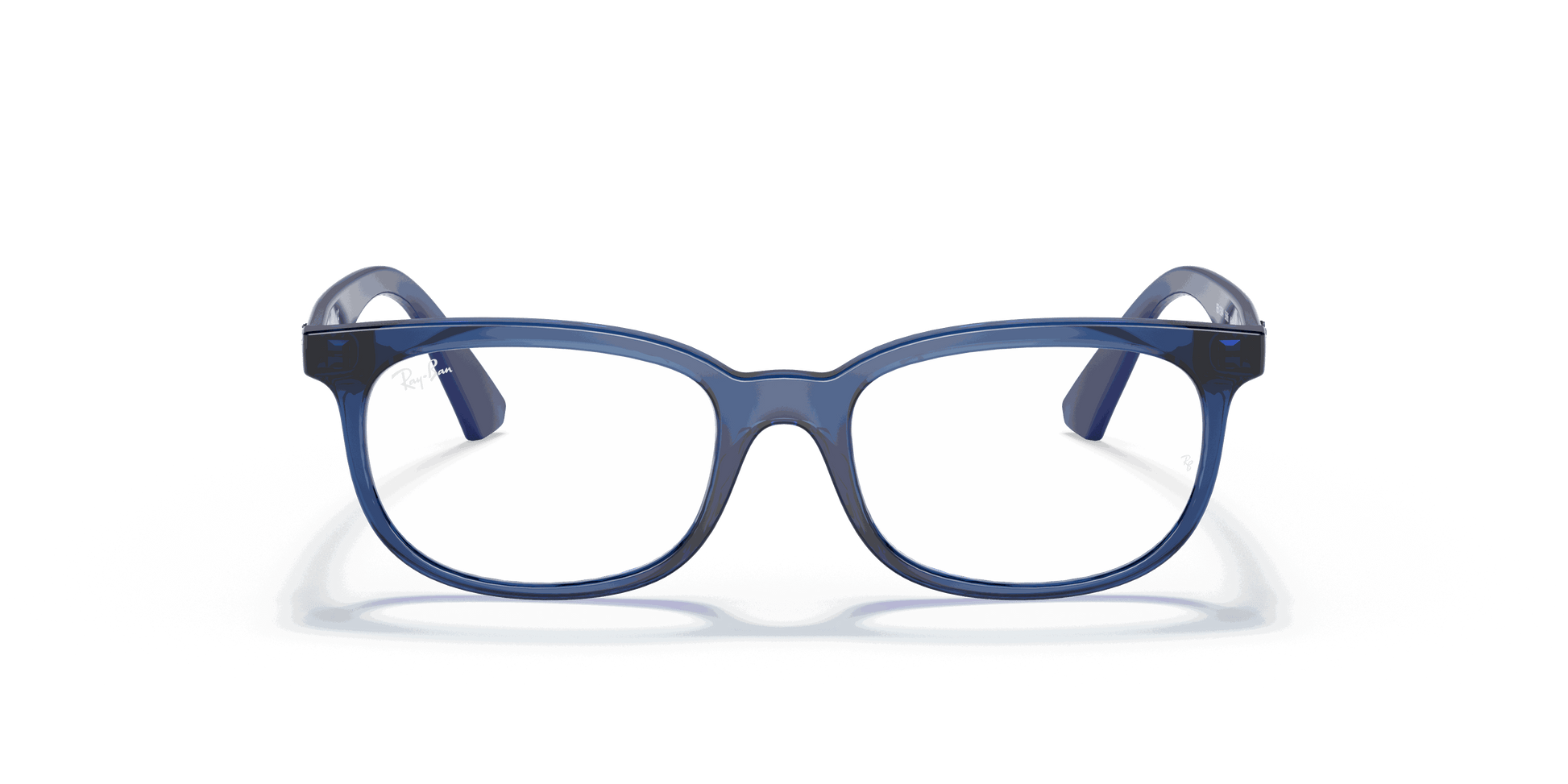 [Clear Lenses, Polished Transparent Blue Frame]
