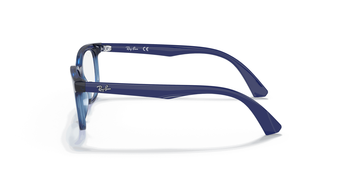 [Clear Lenses, Polished Transparent Blue Frame]