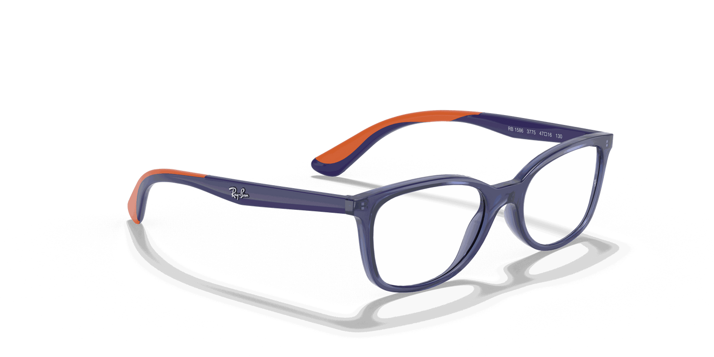 [Clear Lenses, Polished Transparent Blue Frame]