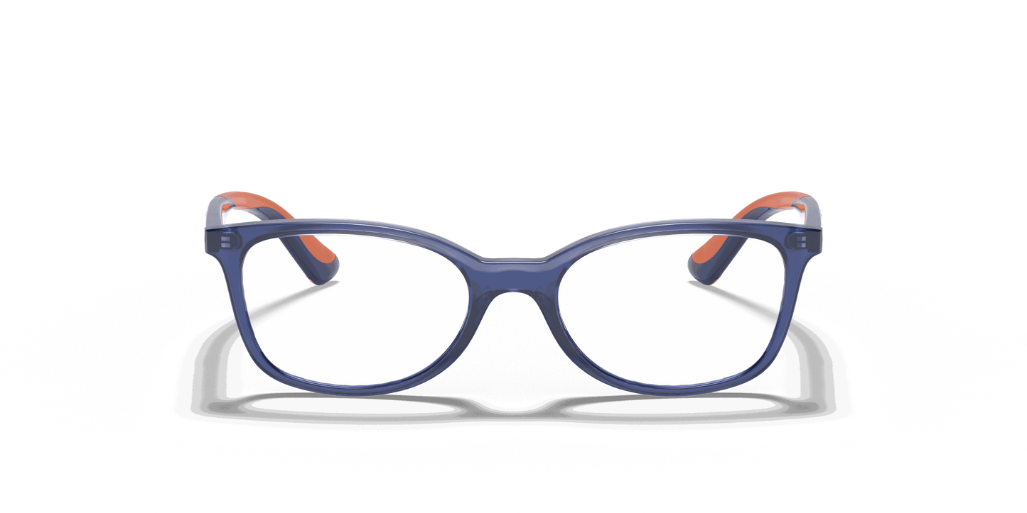 [Clear Lenses, Polished Transparent Blue Frame]