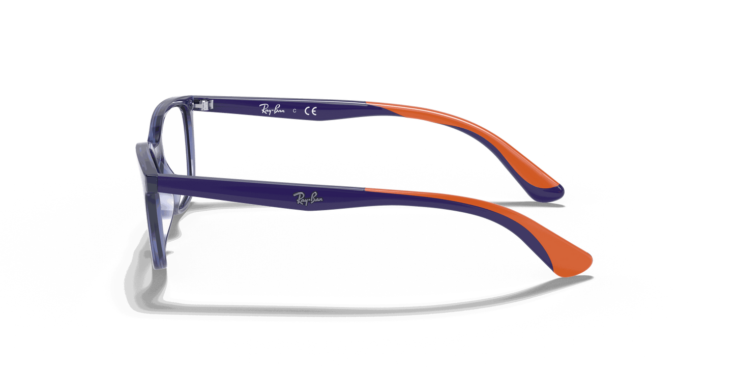 [Clear Lenses, Polished Transparent Blue Frame]