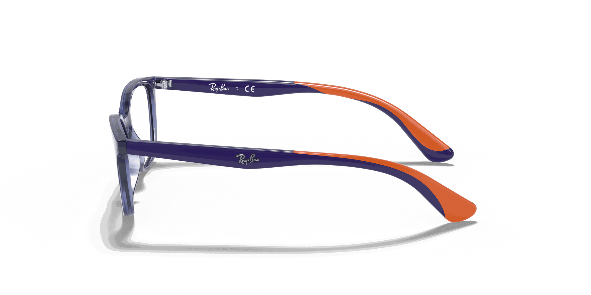 [Clear Lenses, Polished Transparent Blue Frame]