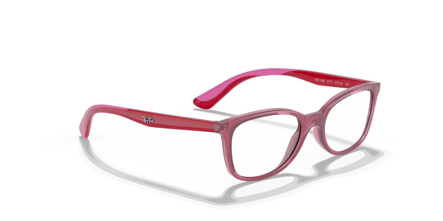 [Clear Lenses, Polished Transparent Red Frame]