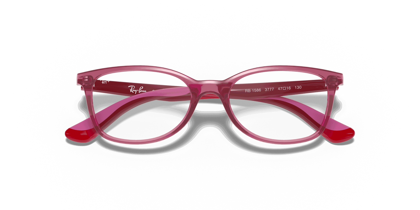 [Clear Lenses, Polished Transparent Red Frame]