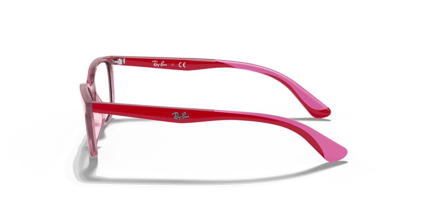 [Clear Lenses, Polished Transparent Red Frame]
