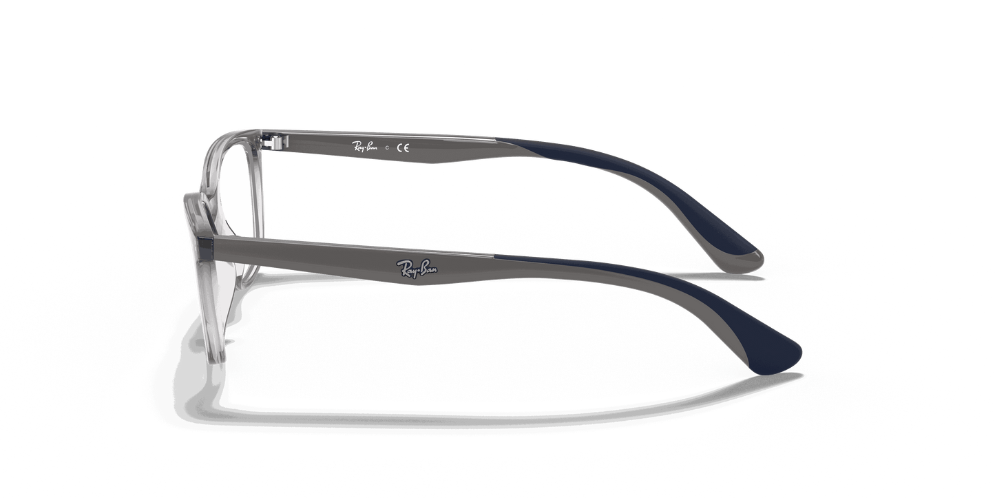 [Clear Lenses, Polished Transparent Grey Frame]