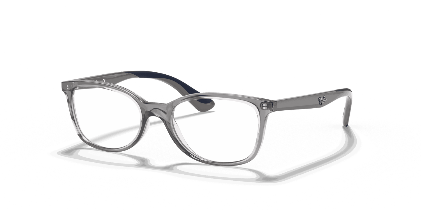 [Clear Lenses, Polished Transparent Grey Frame]