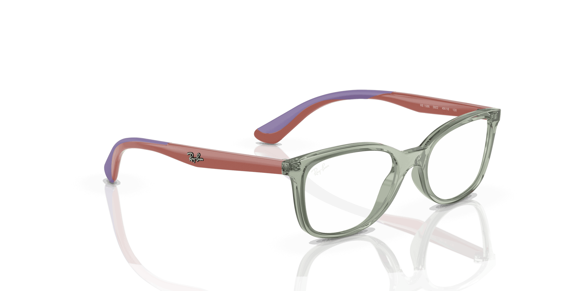 [Clear Lenses, Polished Transparent Green Frame]
