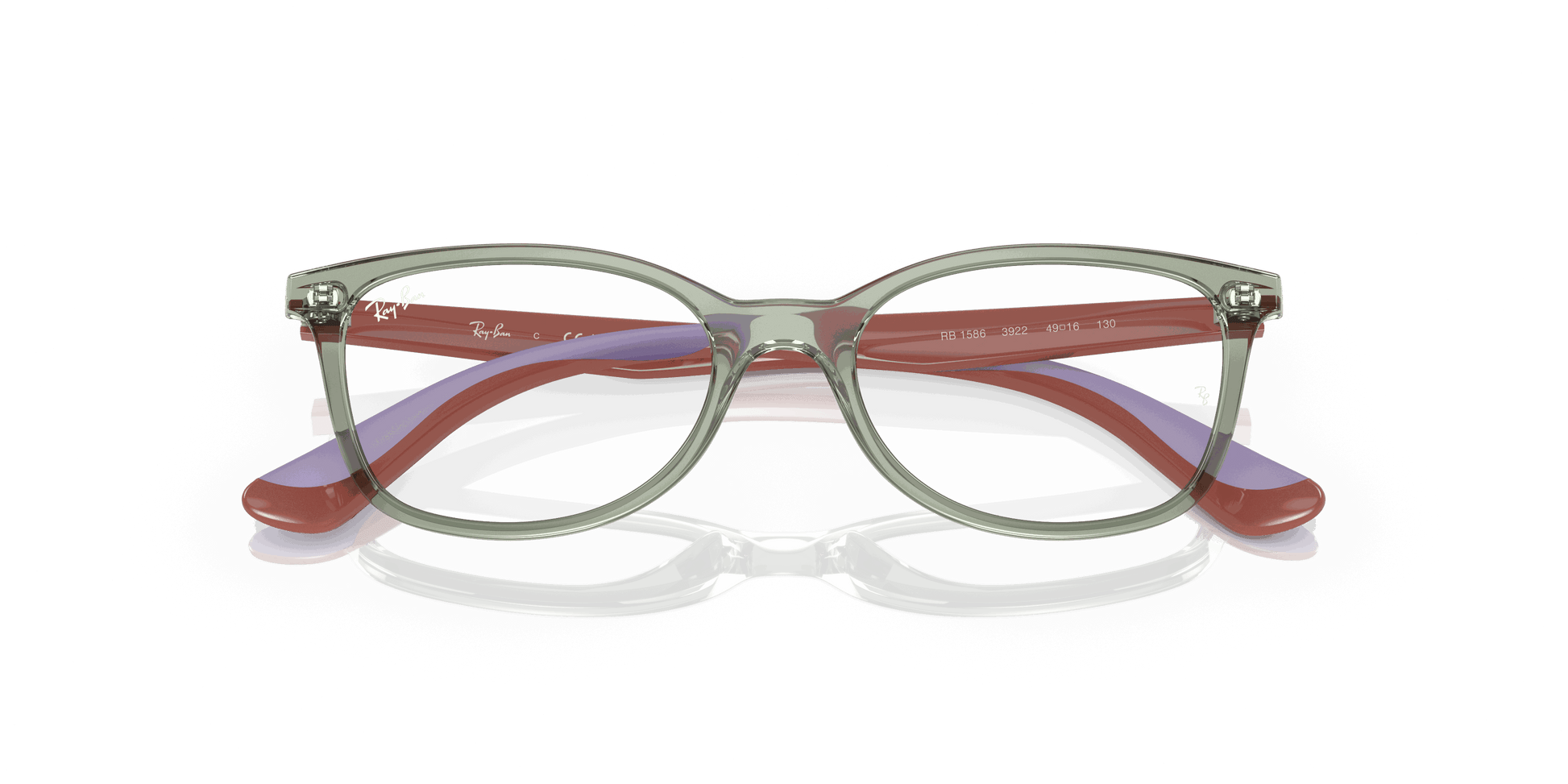 [Clear Lenses, Polished Transparent Green Frame]