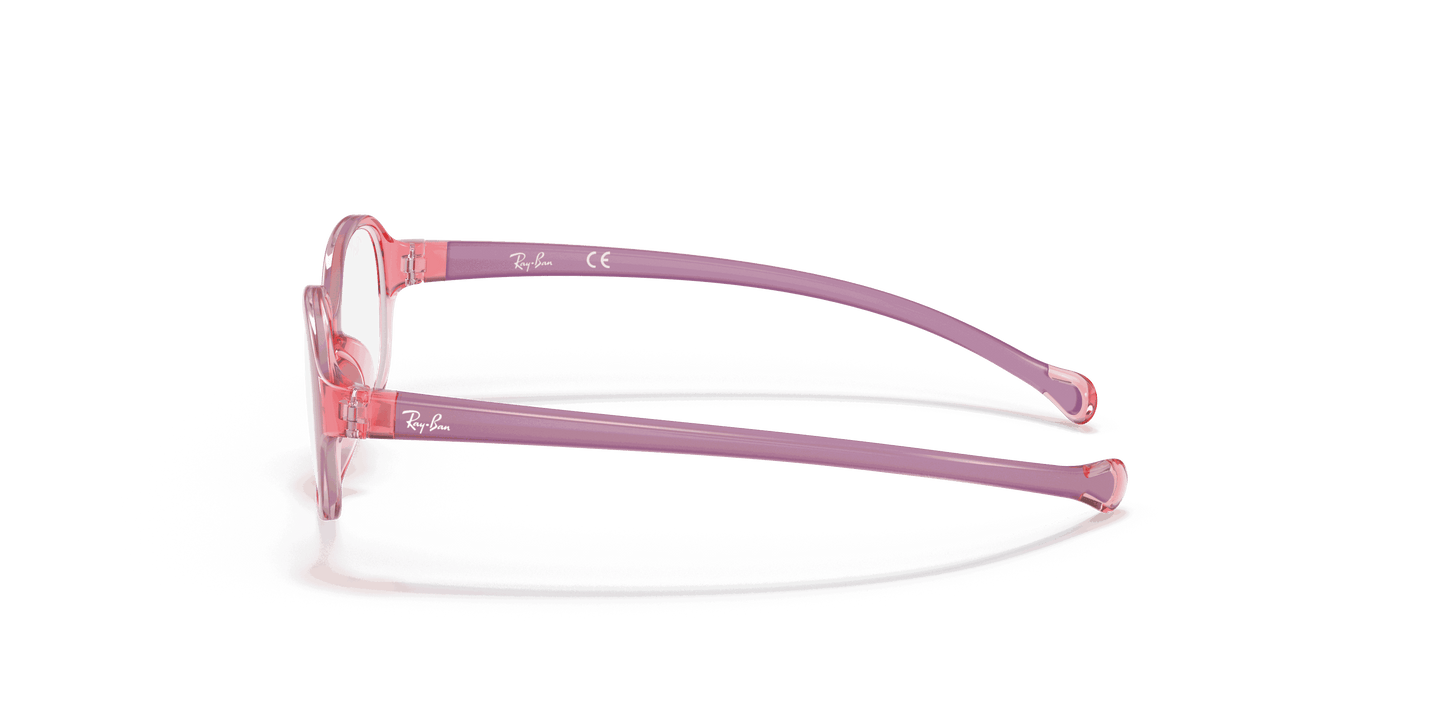 [Clear Lenses, Polished Transparent Light Red Frame]