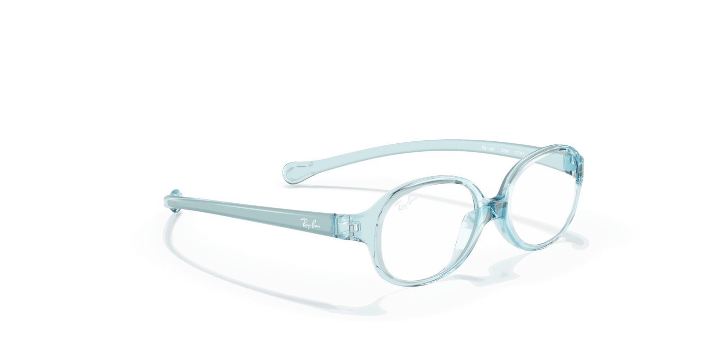 [Clear Lenses, Polished Transparent Light Blue Frame]