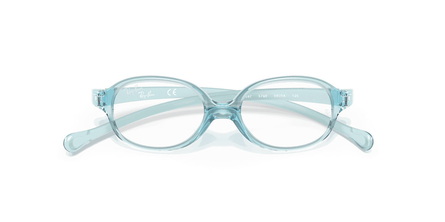 [Clear Lenses, Polished Transparent Light Blue Frame]