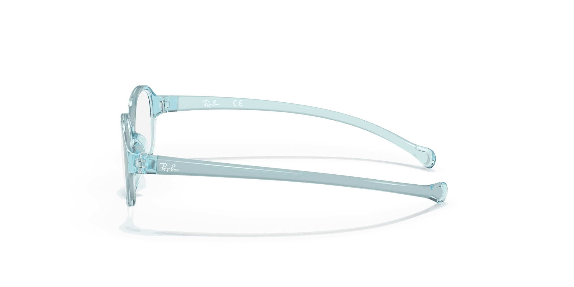 [Clear Lenses, Polished Transparent Light Blue Frame]