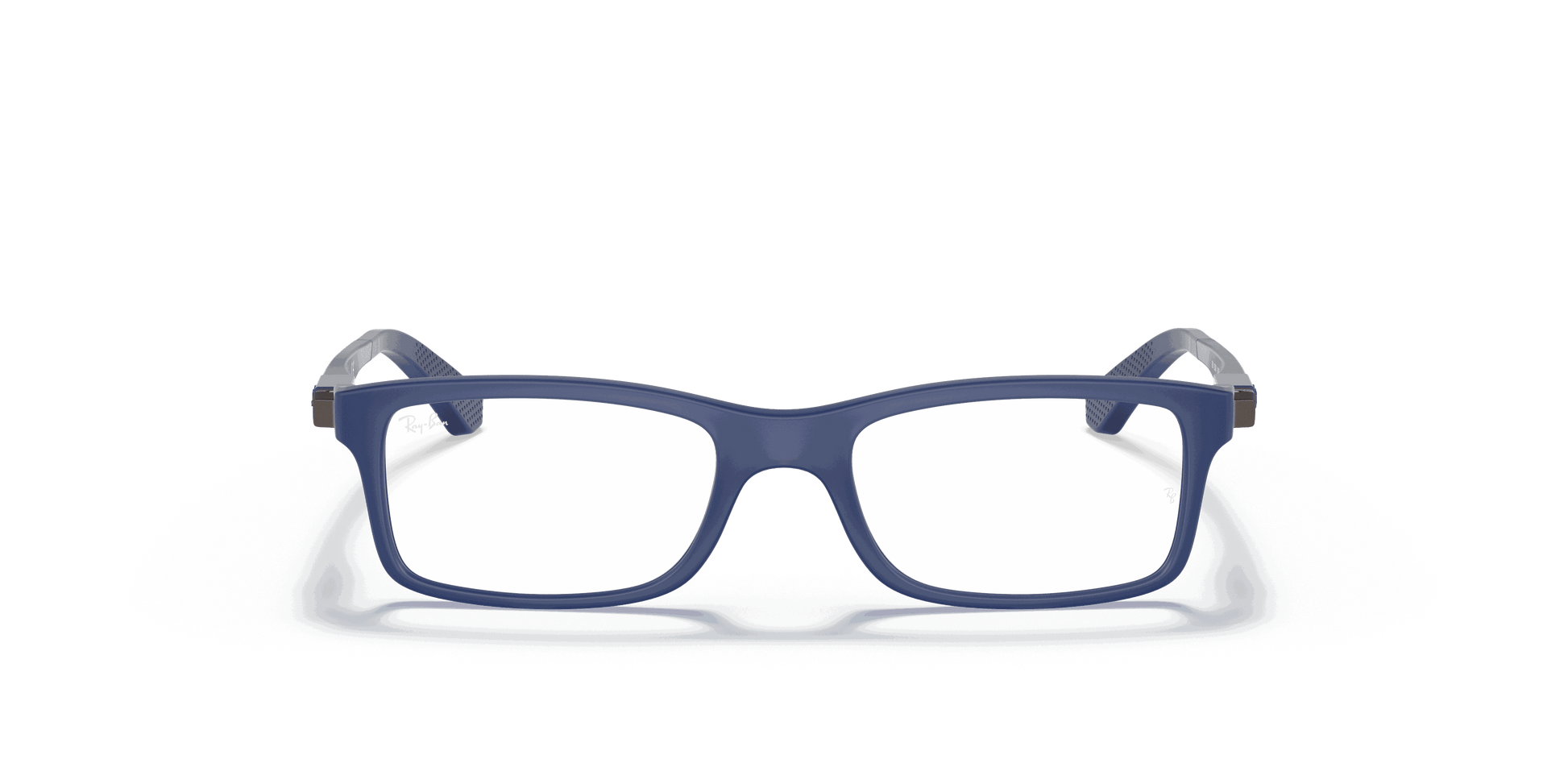 [Clear Lenses, Matte Blue Frame]