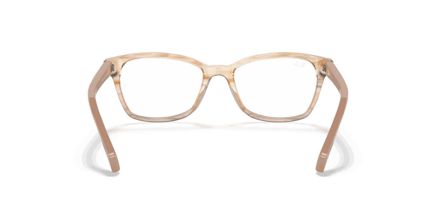 [Clear Lenses, Polished Brown Striped Multicolor Frame]