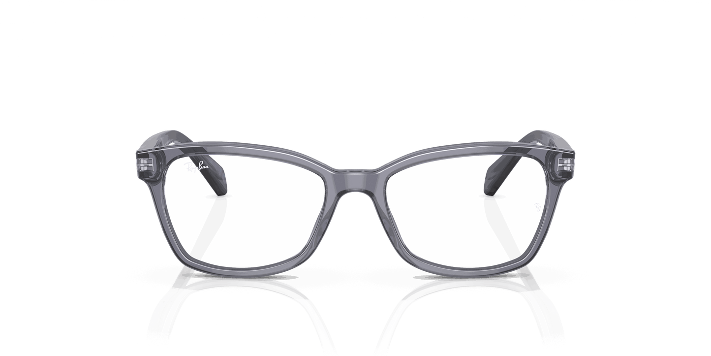 [Clear Lenses, Polished Trasparent Blue Frame]
