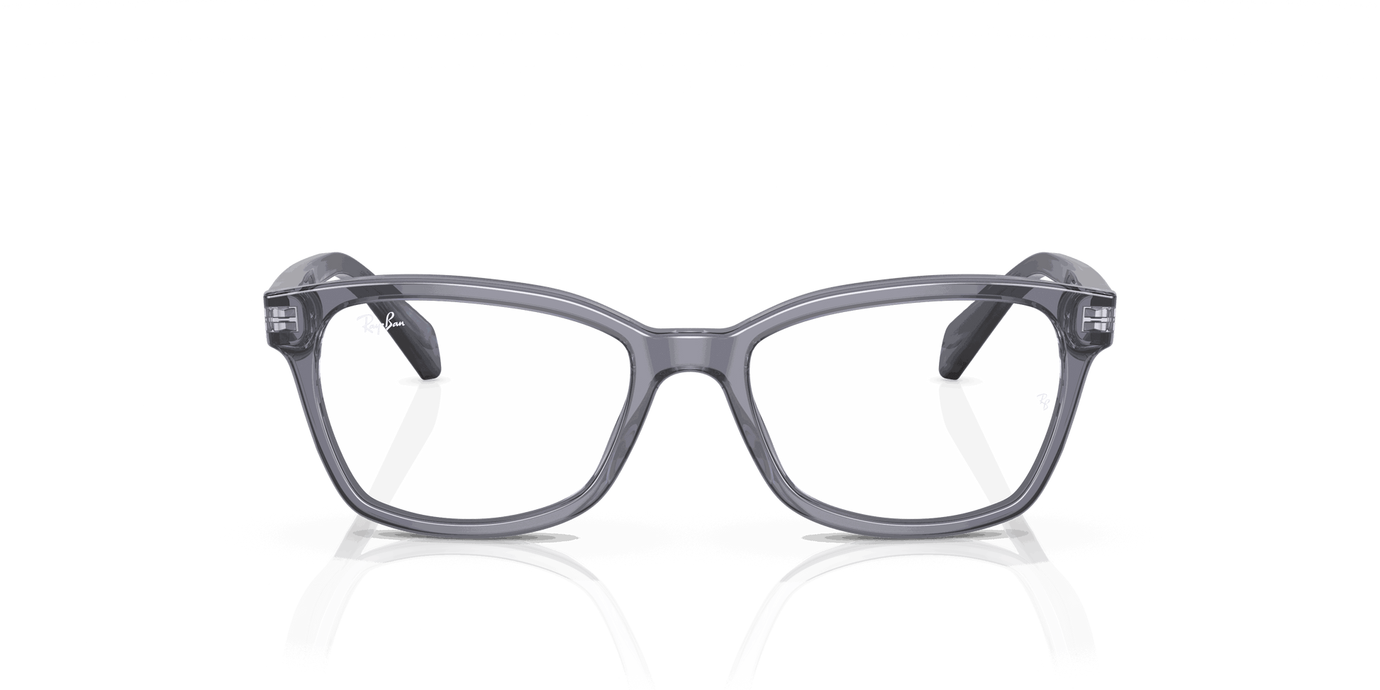 [Clear Lenses, Polished Trasparent Blue Frame]